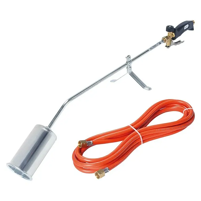 Rothenberger Industrial Set de quemadores de arranque de Polygas MONO - 30 kWh, Diámetro soplete: 57 mm - Vista angular
