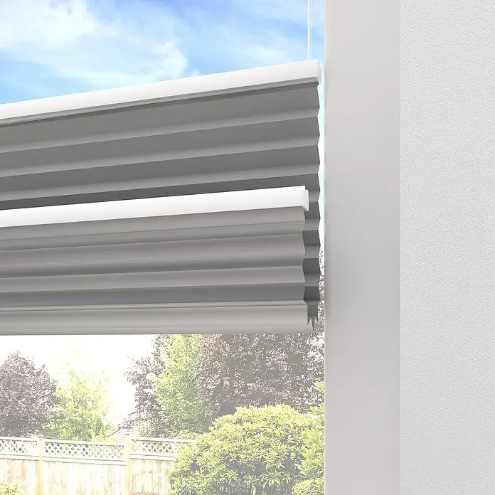 Expo Ambiente Plissee Thermo - B x H: 75 x 220 cm, Grau - Detailaufnahme