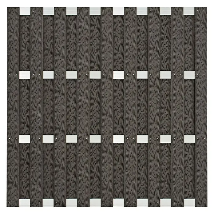 Sichtschutzelement Madrid - 180 x 180 cm, Anthrazit - Draufsicht