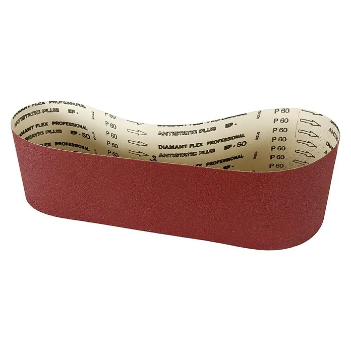 Holzmann Schleifband - L x B: 1.220 x 150 mm, Körnung: 60, 5 Stk. - Diagonale Ansicht