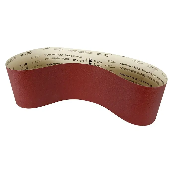 Holzmann Schleifband - L x B: 1.220 x 150 mm, Körnung: 120, 5 Stk. - Diagonale Ansicht