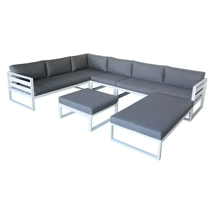 Conjunto de muebles Silvia - 6 piezas, Blanco - Vista angular