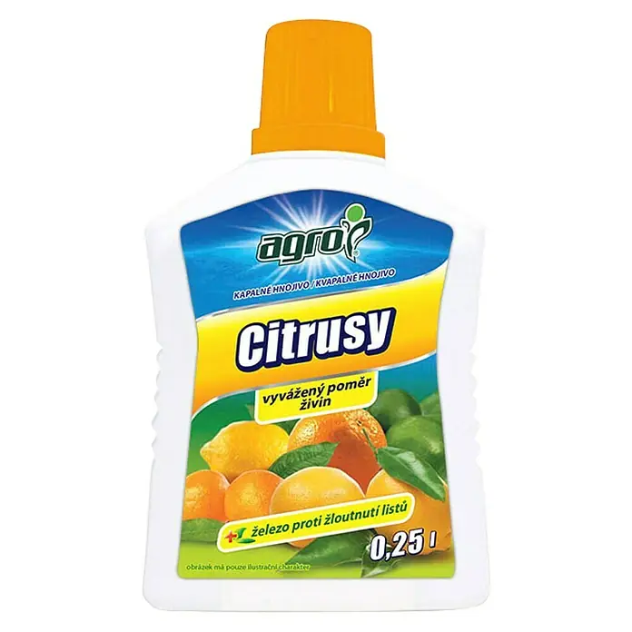Agro Gnojivo za citrusne biljke - 0,25 l - Pogled sprijeda