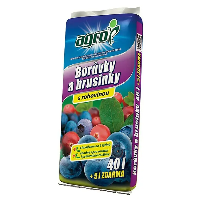 Agro Zemlja za bobičasto voće - 45 l - Dijagonalni pogled