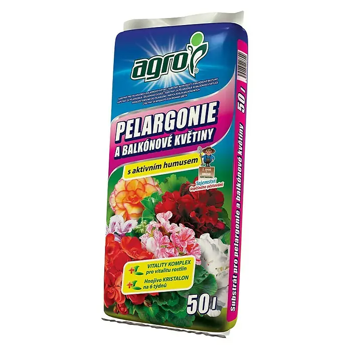 Agro Zemlja za balkonsko cvijeće - 50 l - Dijagonalni pogled