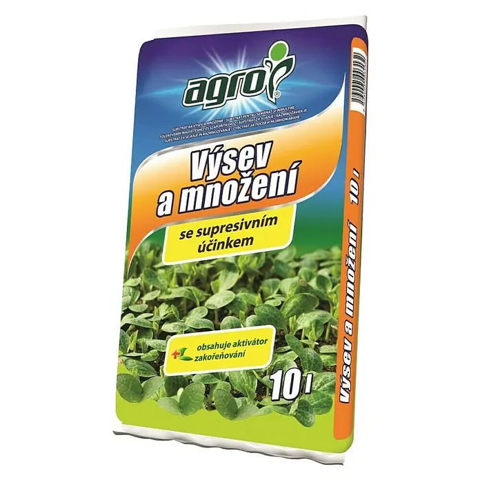 Agro Zemlja za sijanje i razmnožavanje biljaka - 10 l - Dijagonalni pogled