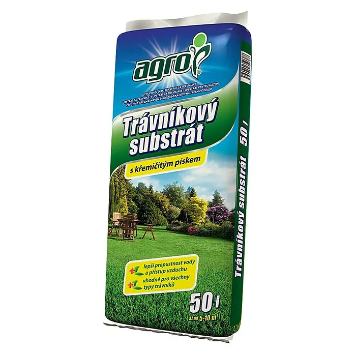 Agro Zemlja za travnjak - 50 l - Dijagonalni pogled