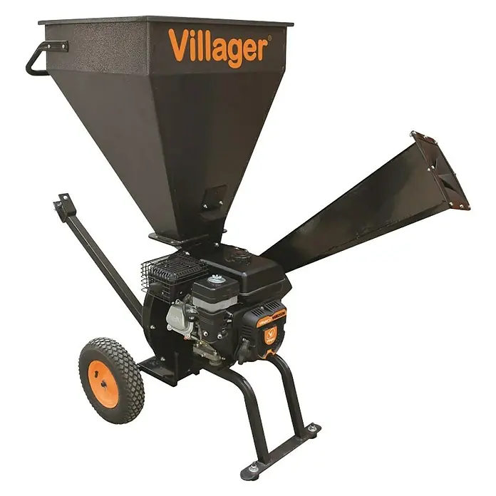 Villager Benzinska drobilica vrtnog otpada VPC 250 S - Snaga: 4.100 W, Maksimalan promjer grane: 7,6 cm - Dijagonalni pogled