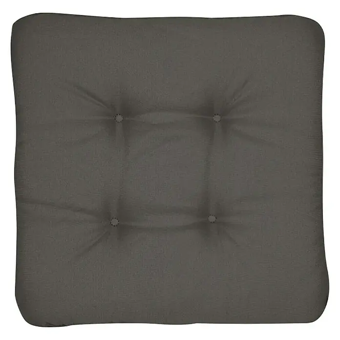 Doppler Jastuk za sjedenje Look - D x Š x V: 45 x 45 x 4 cm, Antracit, Poliester - Pogled s gornje strane