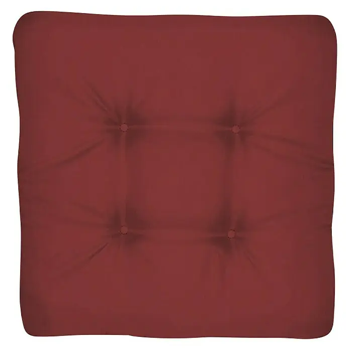 Doppler Jastuk za sjedenje Look - D x Š x V: 45 x 45 x 4 cm, Bordo, Poliester - Pogled odozgo