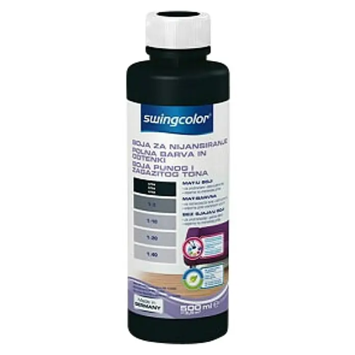 swingcolor Boja za nijansiranje - 500 ml, Crne boje - Pogled sprijeda