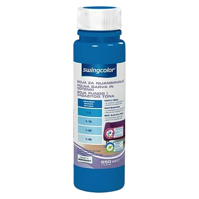 swingcolor Boja za nijansiranje - 250 ml, Plave boje - Pogled sprijeda