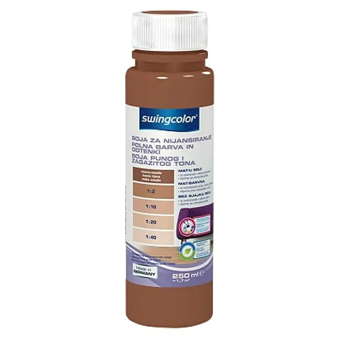 swingcolor Boja za nijansiranje - 250 ml, Kava smeđe boje - Pogled sprijeda