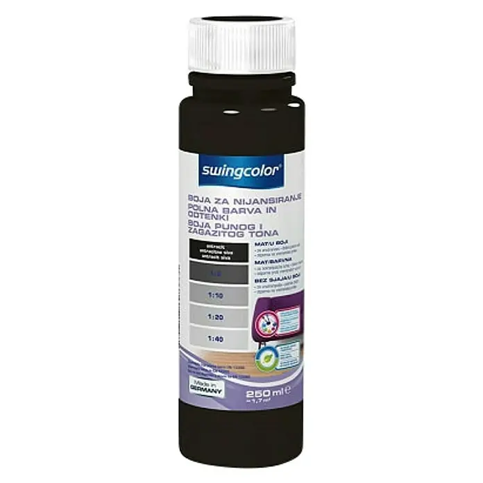 swingcolor Boja za nijansiranje - 250 ml, Antracit-sive boje - Pogled sprijeda