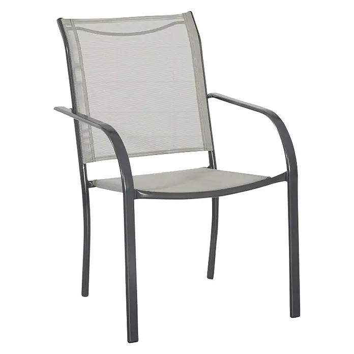 Sunfun Vrtna stolica - D x Š x V: 48,5 x 57 x 86 cm - Dijagonalni pogled