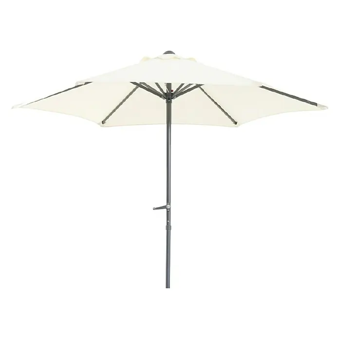 Sunfun Suncobran za terasu Trentino II - Ecru, Promjer: 200 cm - Pogled sprijeda