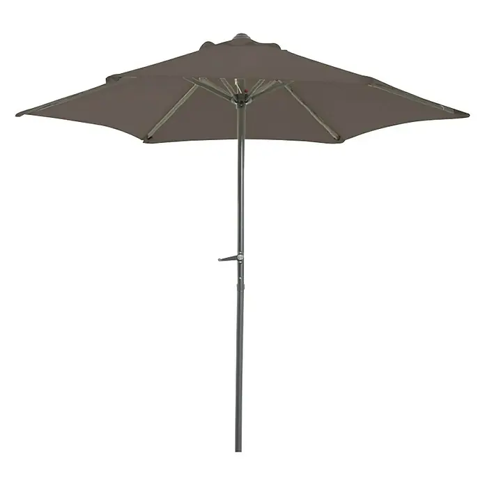 Sunfun Suncobran za terasu Trentino II - Taupe, Promjer: 200 cm - Pogled sprijeda