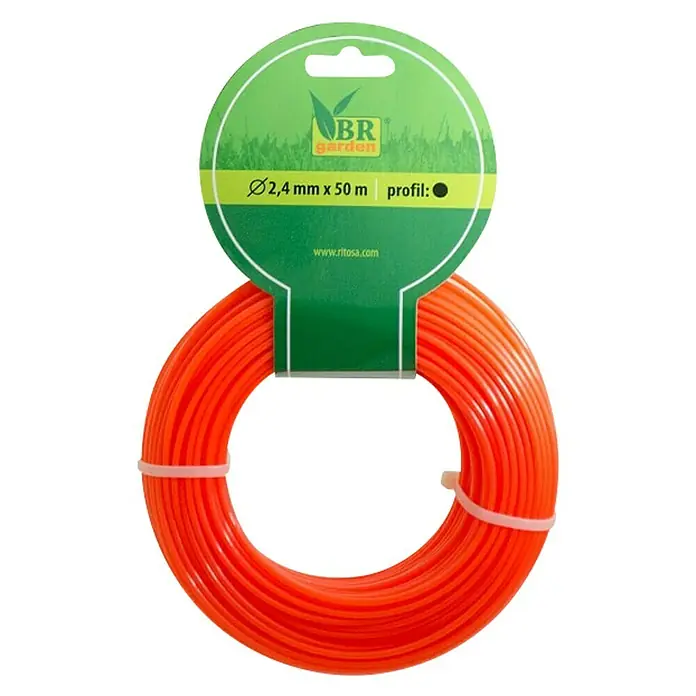 BR Garden Zamjenska nit za košnju trave - Debljina niti: 2,4 mm - Pogled odozgo