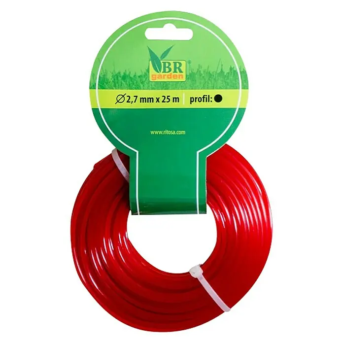 BR Garden Zamjenska nit za košnju trave - Debljina niti: 2,7 mm - Pogled odozgo
