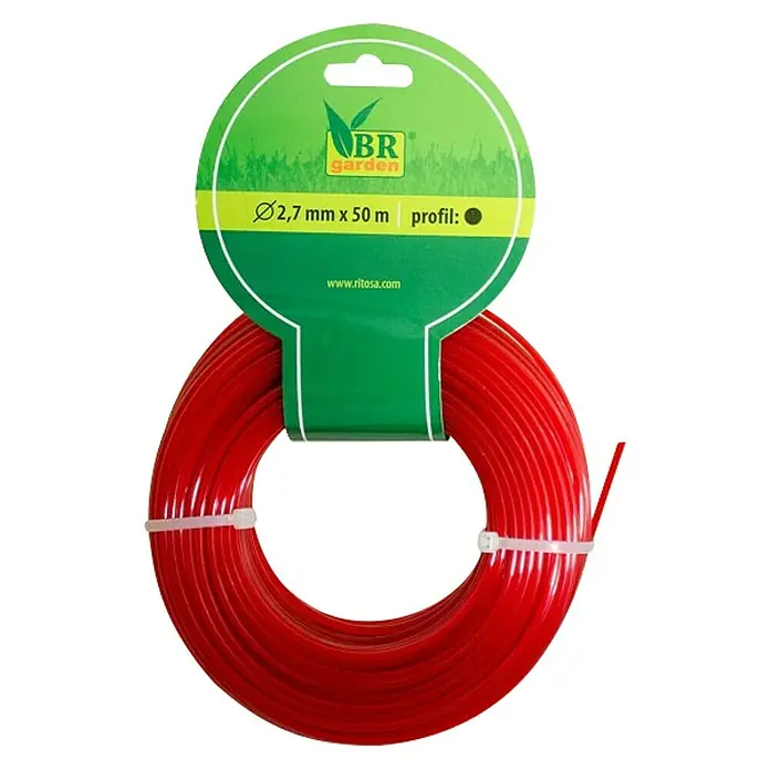 BR Garden Zamjenska nit za košnju trave - Debljina niti: 2,7 mm - Pogled odozgo