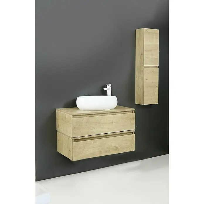 Aquaart Bočni ormar Elegant - 20 x 25 x 100 cm, Hrast - Živopisni prikaz