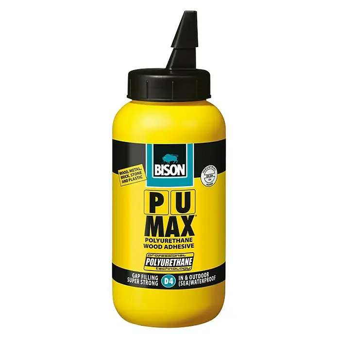 Bison Ljepilo za drvo Timber Max D4 - 750 g, Boca - Pogled sprijeda