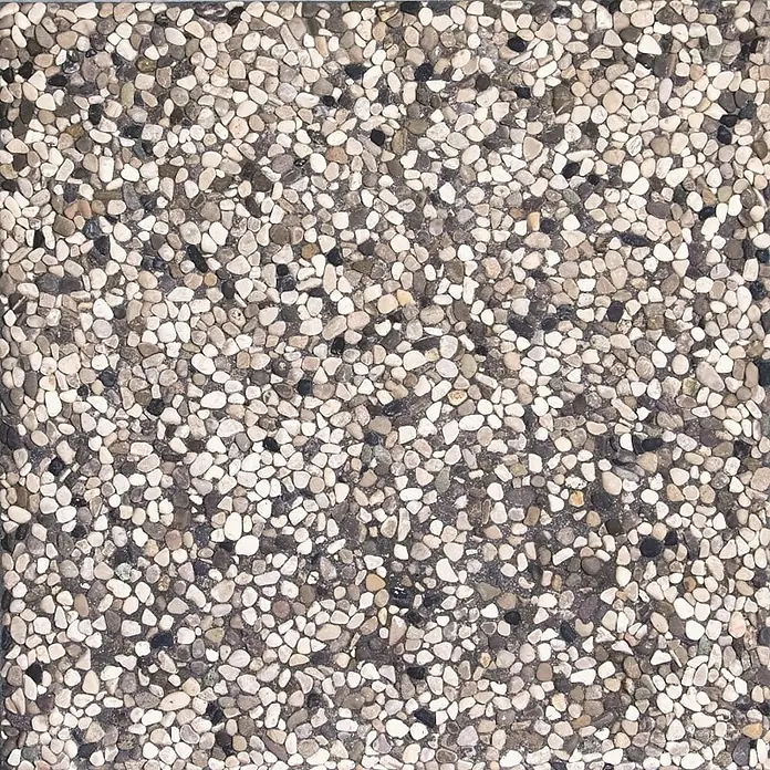Zobec Vrtna ploča - Sive boje, D x Š x V: 40 cm x 40 cm x 38 mm - Pogled s gornje strane