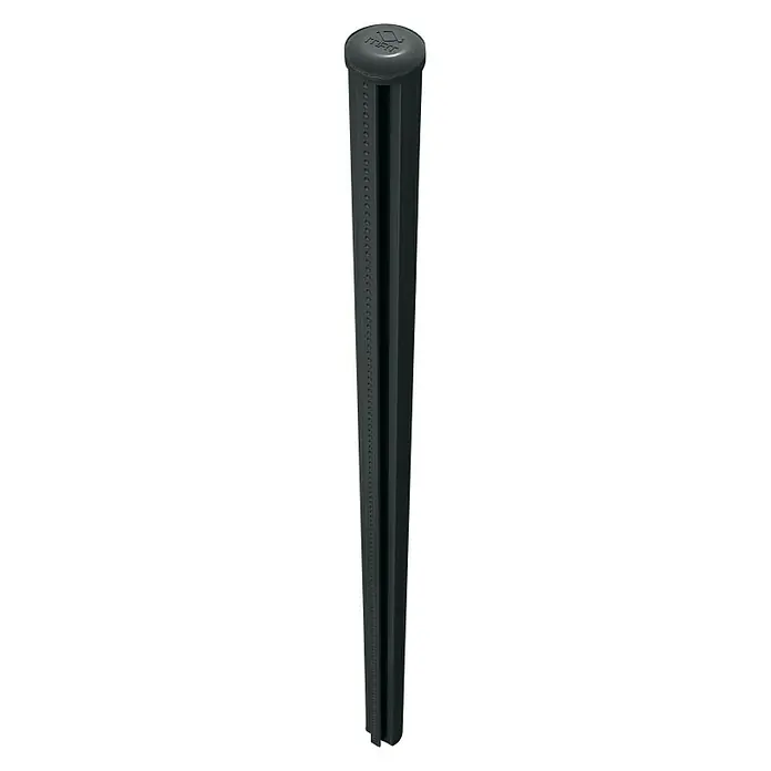 Reta Stup za ograde Quick Fix - Visina: 1,3 m, Promjer: 48 mm, Antrazit - Pogled sprijeda