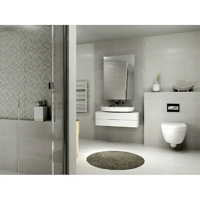 Gorenje Keramika Zidna pločica Madison - 60 x 25 cm, Bijele boje, Mat - Živopisni prikaz