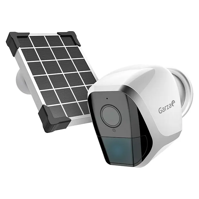 Garza Cámara de vigilancia con panel solar - Ángulo de detección: 120 °, Alcance de detección: 10 m - Vista angular