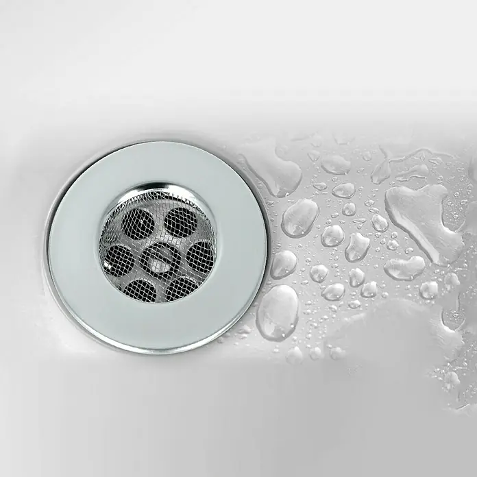 Metaltex Haarfangsieb - Durchmesser: 7,5 cm, Einsatzbereich: Bad - Detailaufnahme