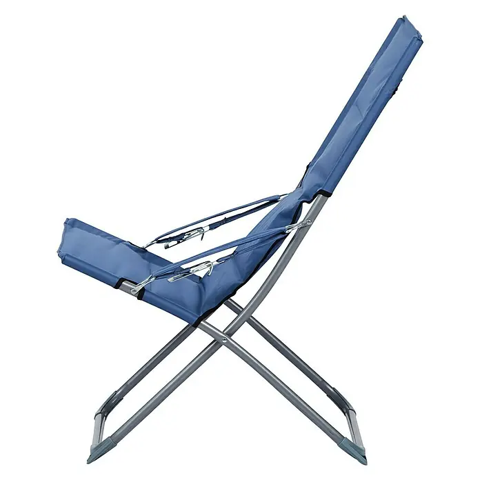 Campingstuhl - 61 x 62 x 91 cm, Ombre Blue, Klappbar - Linke Seitenansicht