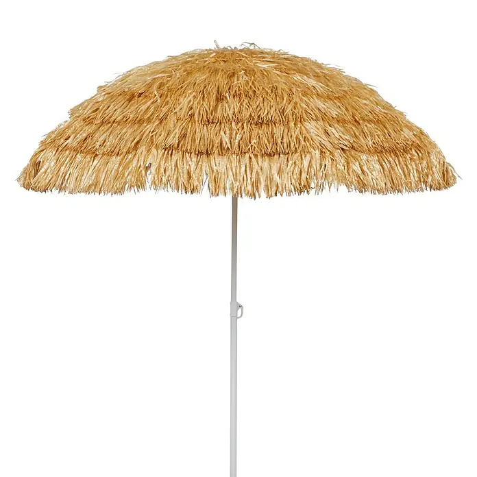 Strandschirm - 180 cm, Natur - Vorderansicht