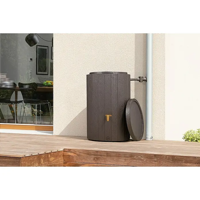 4rainz Regenspeicher Madera - 220 l, Dunkelbraun - Anwendungsbeispiel