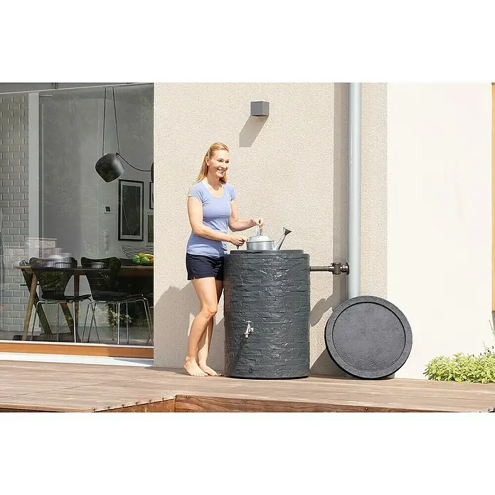 Garantia Classic Line Regenspeicher Muro - 420 l, Graphit - Anwendungsbeispiel