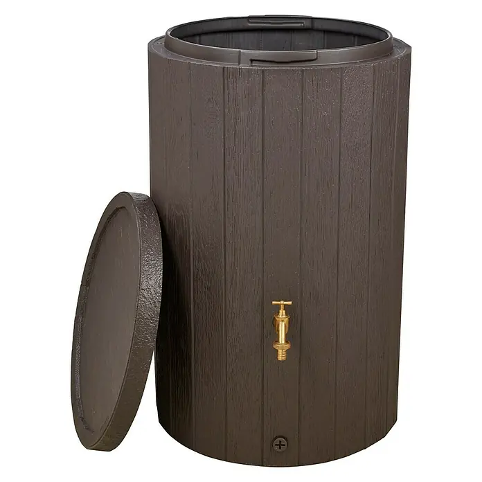 Garantia Regenspeicher Timber - 230 l, Dunkelbraun - Vorderansicht