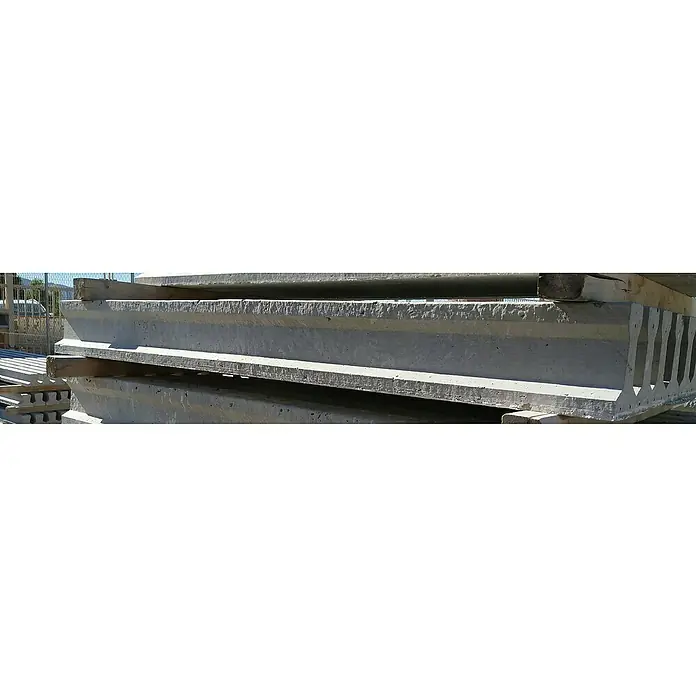 BHS Valencia Base de hormigón Viga T18 - 2 m - Primer plano