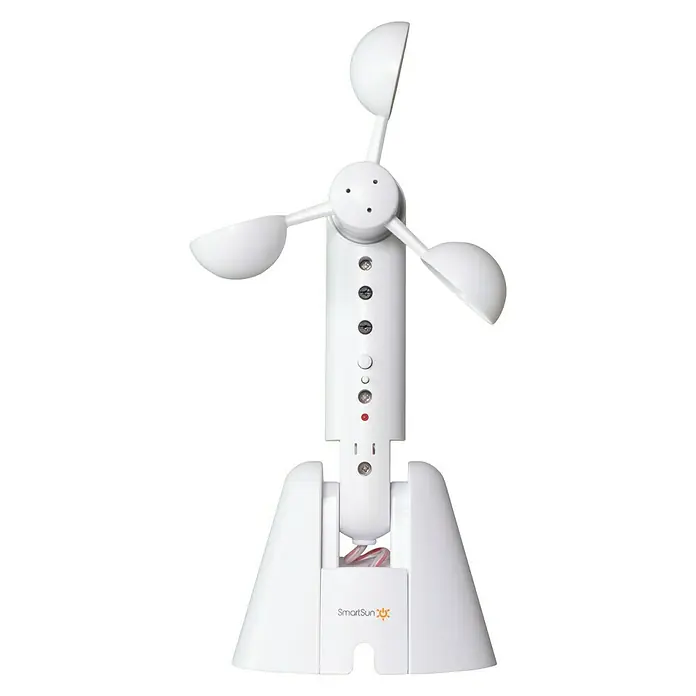 SmartSun Sensor solar y de viento - L x An x Al: 24,4 x 11 x 3 cm, Específico para: Toldos Smartsun - Vista frontal