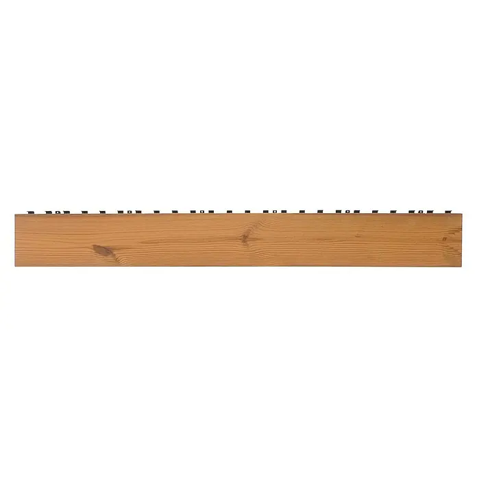 Klik daska - Bor, Strukturirano, 118,4 x 15,1 x 2,8 cm, 1 kom - Pogled s gornje strane