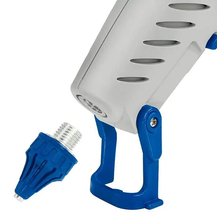 Dremel Pištolj za vruće ljepljenje 940-3 - Promjer uloška za ljepilo: 11/12 mm, Vrijeme zagrijavanja: 5 min - 7 min, Radna temperatura: 195 °C - Detaljan prikaz