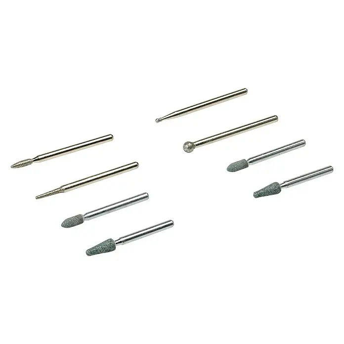 Dremel Glasbearbeitungs-Set 682 - 8 -tlg., Durchmesser Schaft: 3,2 mm - Diagonale Ansicht