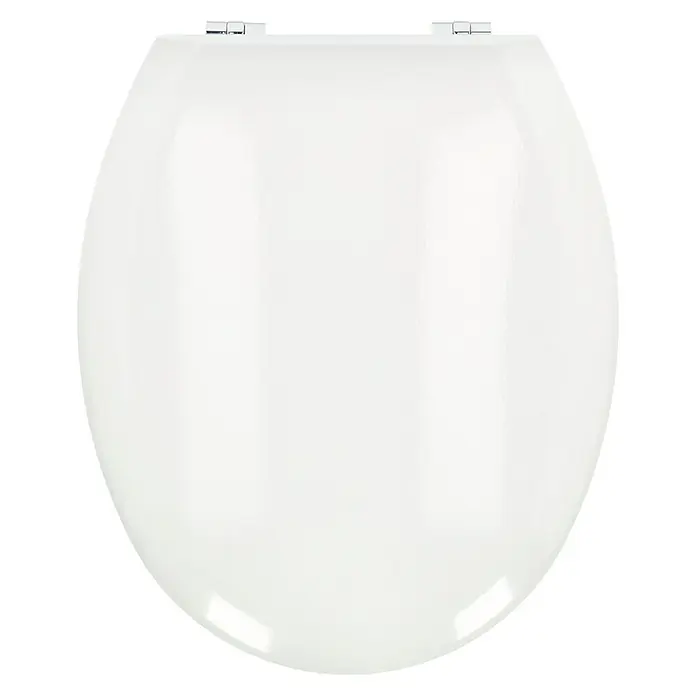 Poseidon WC-Sitz Rio - Holz, Weiß - Draufsicht