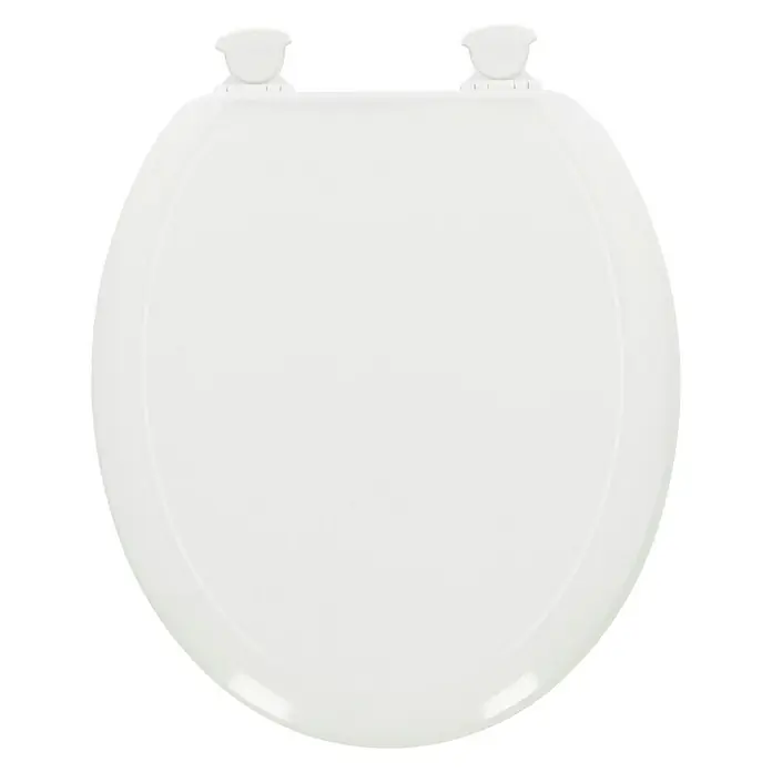 Poseidon WC-Sitz Tigra - Holz, Weiß - Draufsicht