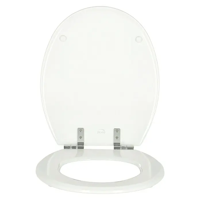 Poseidon WC-Sitz Rio - Mit Absenkautomatik, Holz, Weiß - Vorderansicht