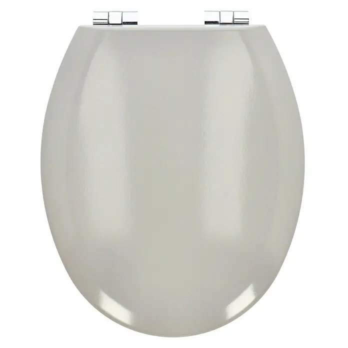 Poseidon WC-Sitz Rio - Mit Absenkautomatik, Holz, Manhattangrau - Draufsicht