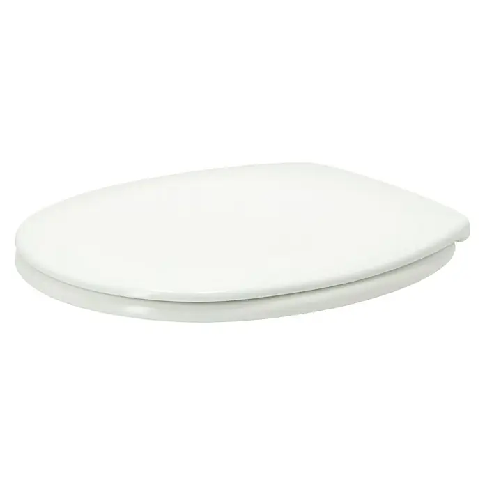 Poseidon WC-Sitz Tampa - Duroplast, Weiß - Linke Seitenansicht