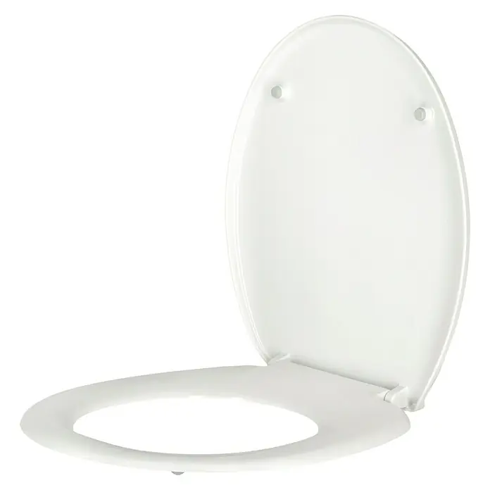 Poseidon WC ülőke Memphis - Duroplast, Fehér - Bal profil nézet