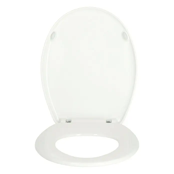 Poseidon WC daska - Samospuštajuća, Duroplast, Bijele boje - Pogled sprijeda