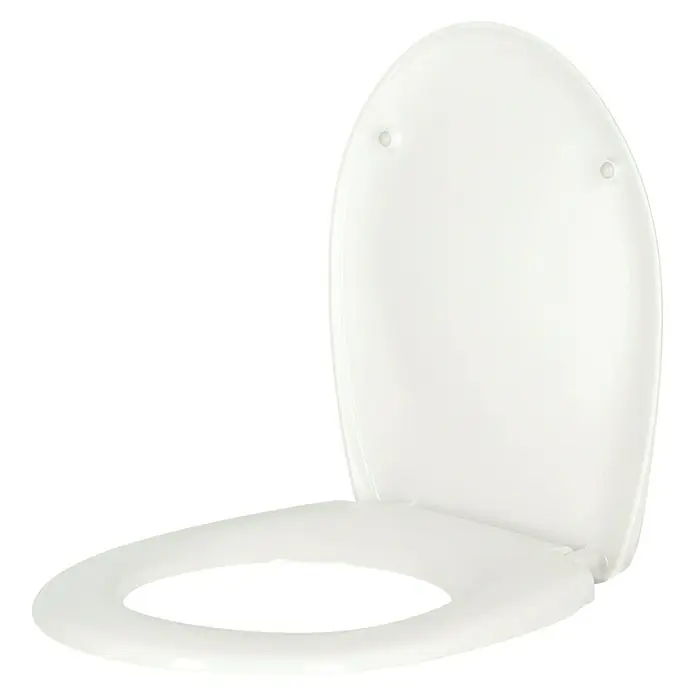 Poseidon WC-Sitz Dover - Duroplast, Weiß - Linke Seitenansicht