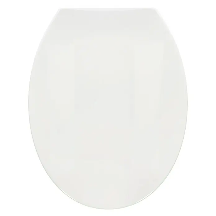 Poseidon WC-Sitz Tulsa - Thermoplast, Weiß - Draufsicht